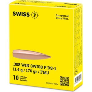 Swiss P .308 Win. DS-1 Vollmantel 11,4g/176grs., 10 Stück