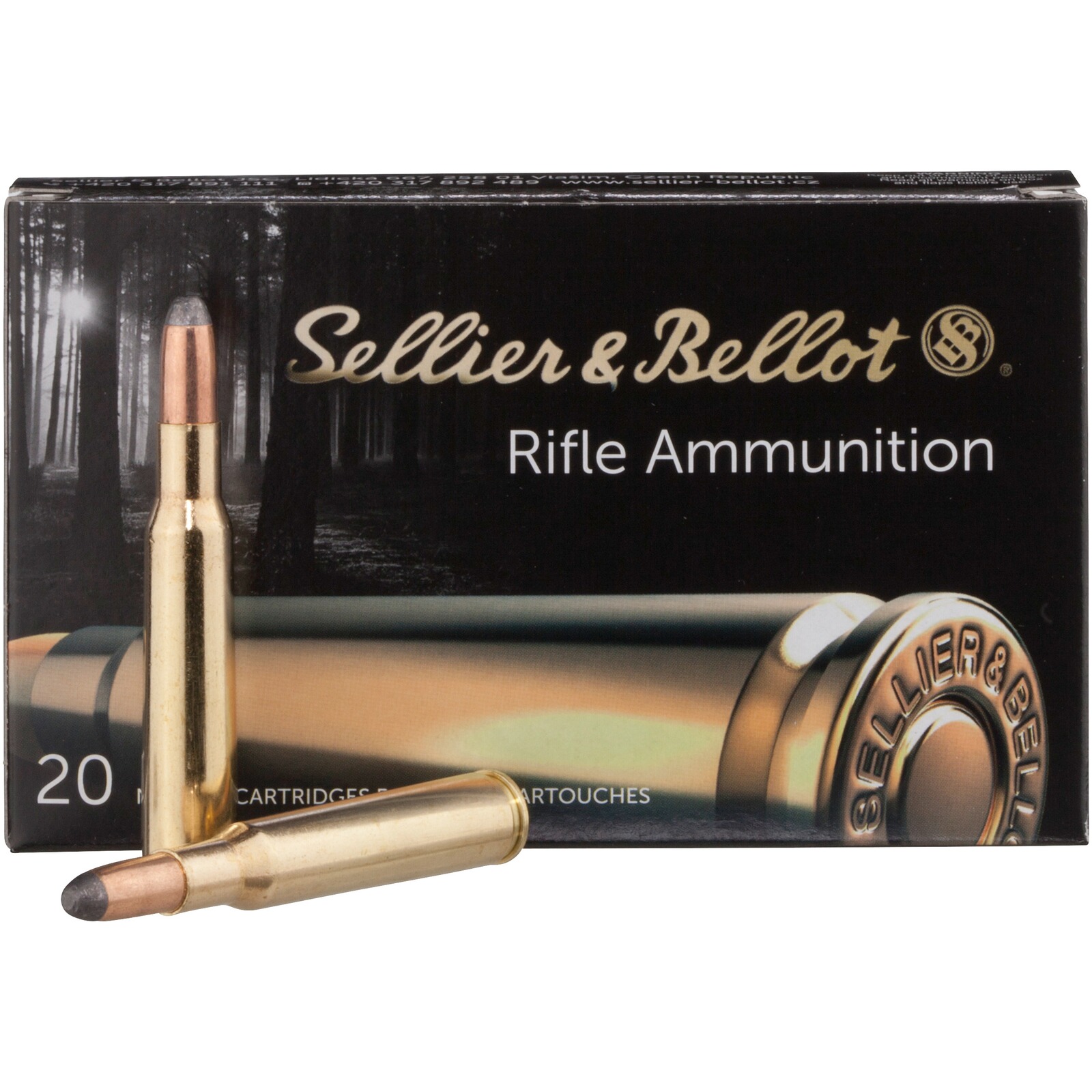 Sellier & Bellot 7x57 Teilmantel 9,1g/140grs., 20 Stück