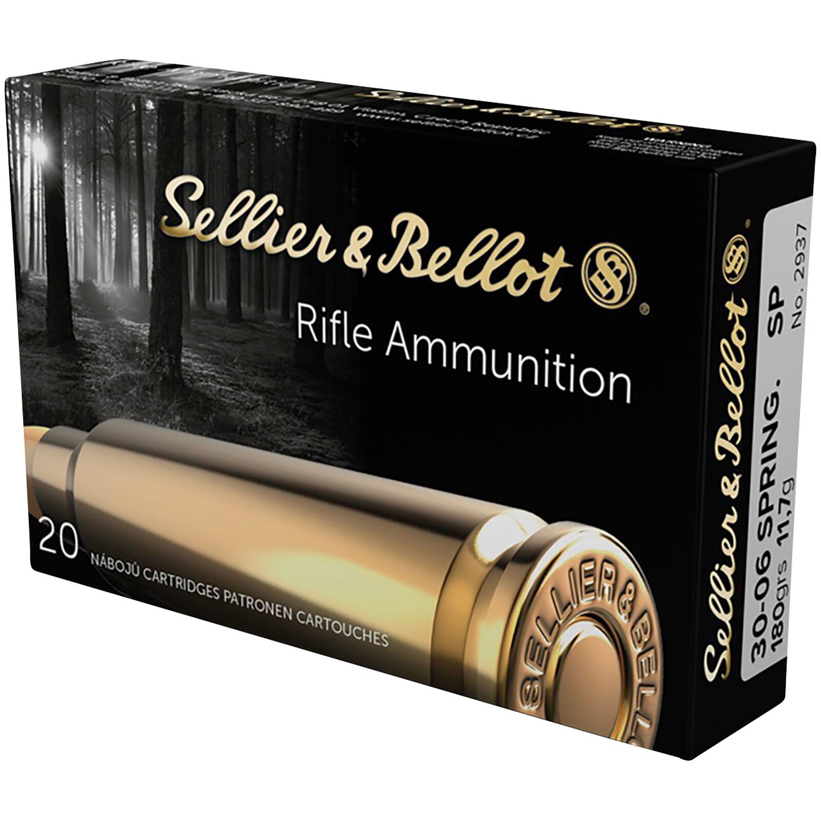 Sellier & Bellot .30-06 Spr. Teilmantel-S 11,7g/180grs., 20 Stück