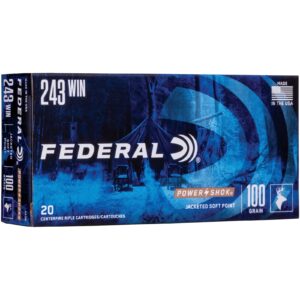 Federal Ammunition .243 Win. Power Shok Tlm 6,5g/100grs., 20 Stück