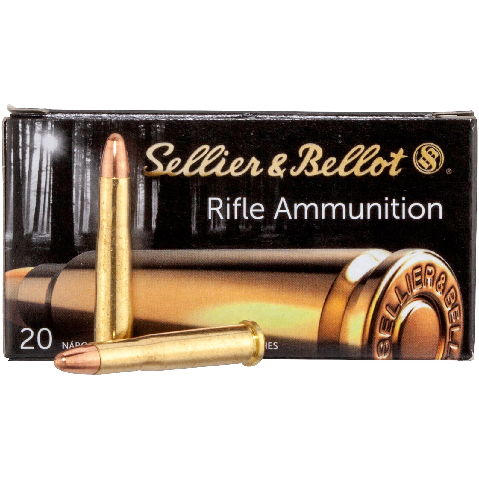 Sellier & Bellot .22 Hornet Vollmantel 2,9g/45grs., 20 Stück