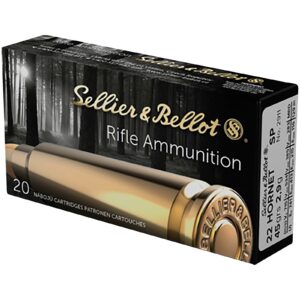 Sellier & Bellot .22 Hornet Teilmantel 2,9g/45grs., 20 Stück