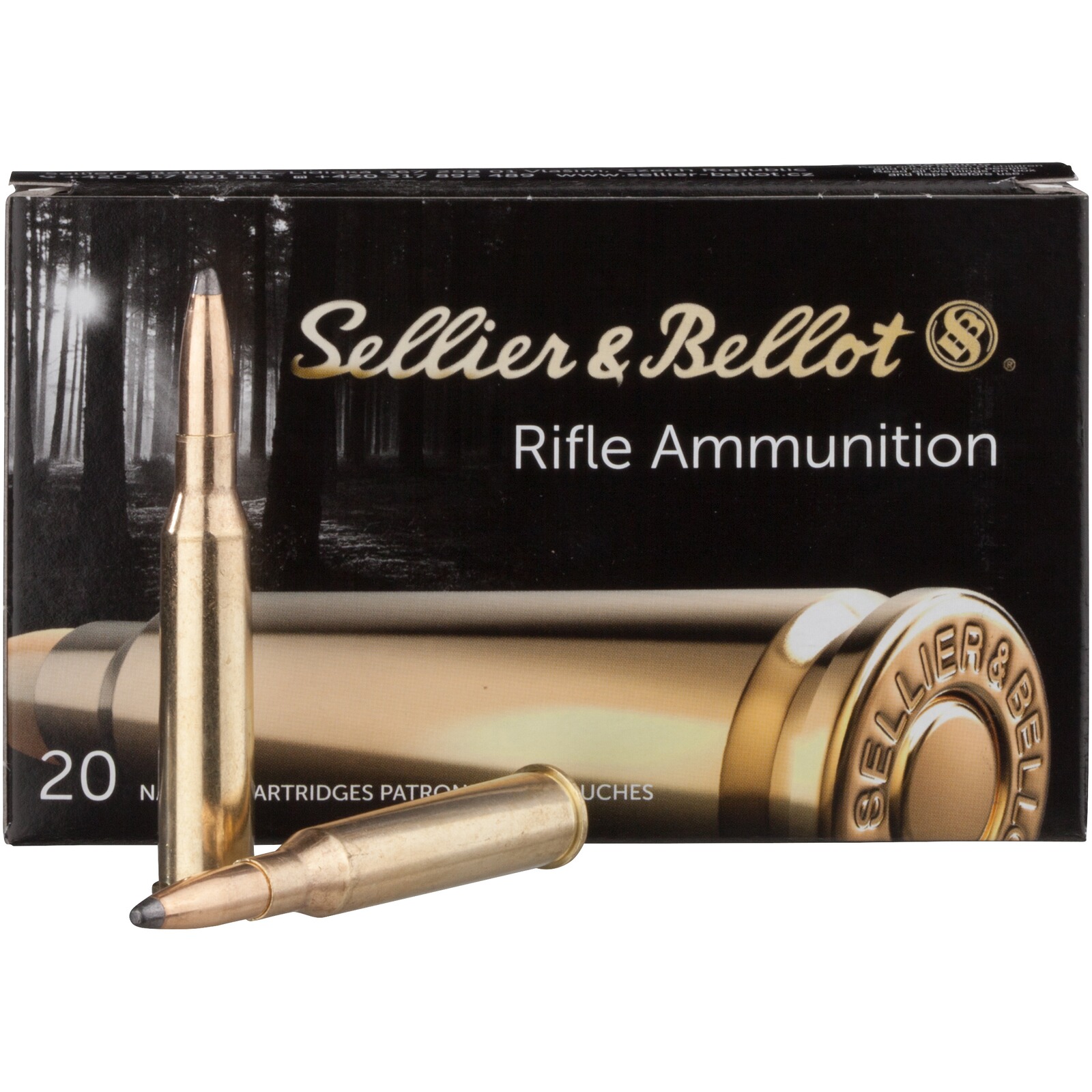 Sellier & Bellot 6,5x57 R Teilmantel Spitz 8,5g/131grs., 20 Stück