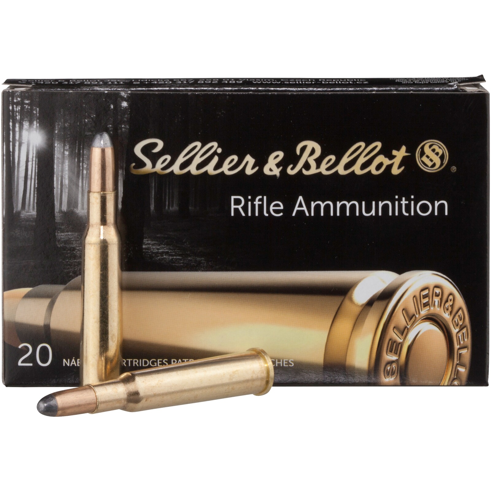 Sellier & Bellot 7x57 R Teilmantel 9,1g/140grs., 20 Stück