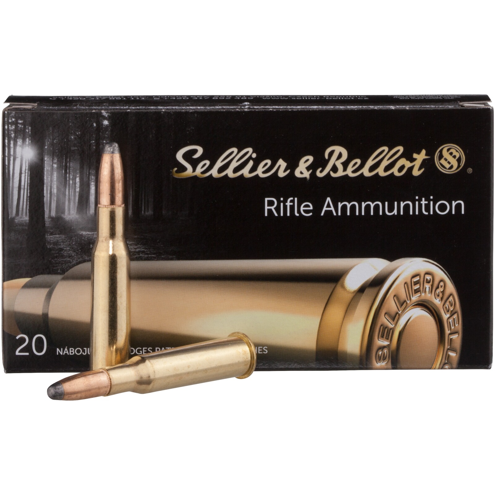 Sellier & Bellot 7,62x54 R Teilmantel 11,7g/180 grs., 20 Stück