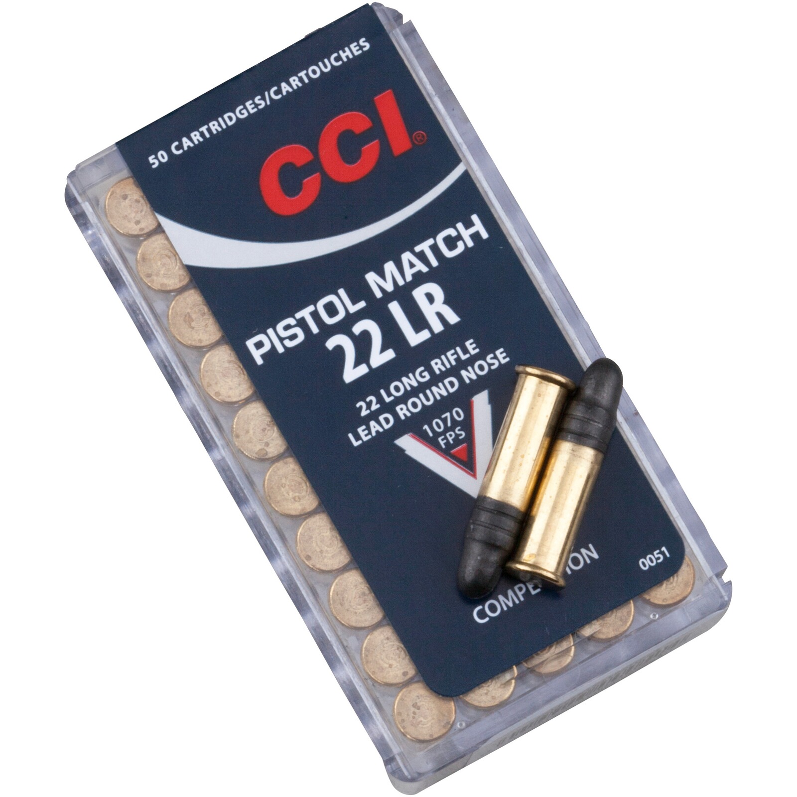 CCI .22 lfb. Pistol Match, 50 Stück