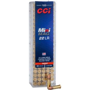 CCI .22 lfb. Mini Mag. 2,6g/40grs., 100 Stück