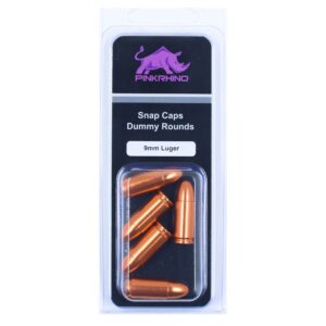 Pink Rhino Snap Caps 9 mm Luger, orange, 5 Stück
