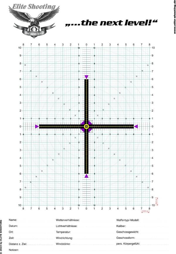 Elite Shooting Tactical Target / 170 g Papier – Bild 2